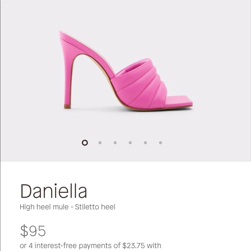 ALDO “Daniella” High heel mule - Stiletto heel - Hot Pink